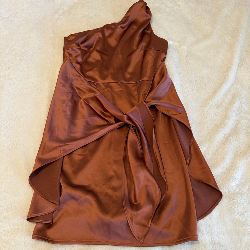 Grace Karin One-Shoulder Wrap Dress | Size 6